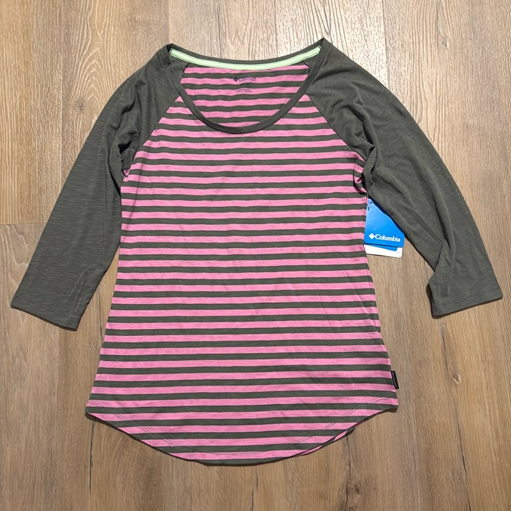 NWT Columbia Everyday Kenzie 3/4 Sleeve Tee Ladies Size XS